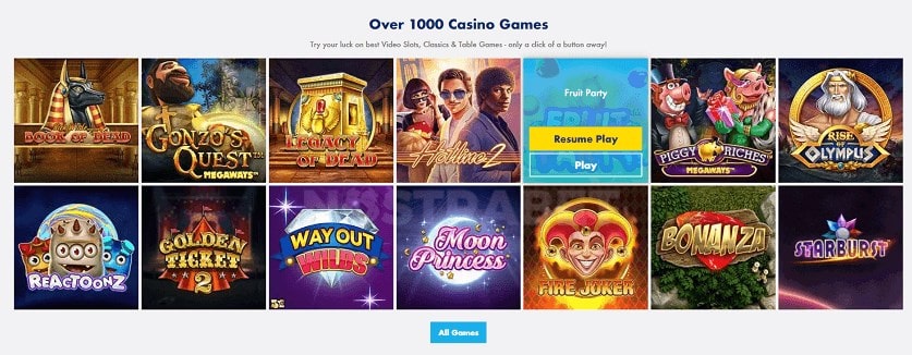 GoSlotty Casino Games